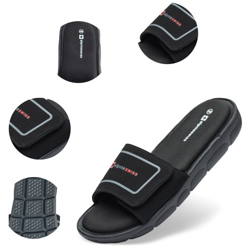 skechers sandals memory foam men